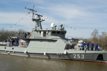 В Уральске спущен на воду ракетно-артиллерийский корабль