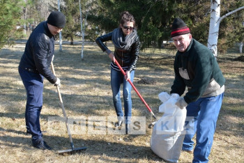Фотография к новости: Жители Кокшетау навели чистоту в городе
