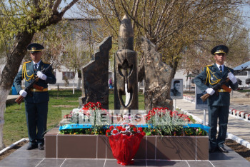 В ЮКО открыли мемориал памяти погибших на таджикско-афганской границе