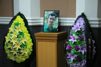 В Алматы простились с погибшим при теракте Максимом Арышевым 