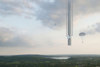 Фотография к новости: Чудо архитектуры: В Дубае построят башню, свисающую с неба