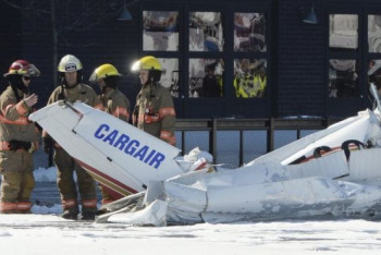 Фотография к новости: В Канаде столкнулись два легких самолета