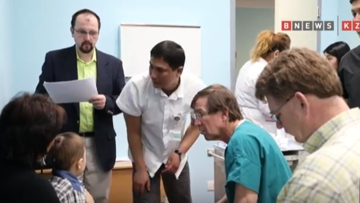 скрин с видео BNews.kz.