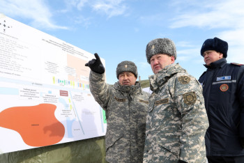 Фотография к новости: В Астане прошли республиканские учения «Коктем-2017»