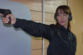 В Алматинской области выявили самую меткую женщину-полицейского