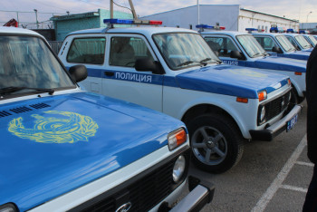 Полицейским Кызылорды вручили новые служебные автомобили