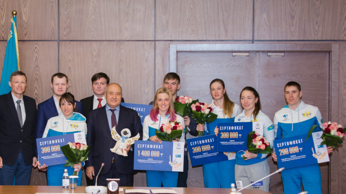 Умирзак Шукеев наградил спортсменов, завоевавших медали на Универсиаде-2017