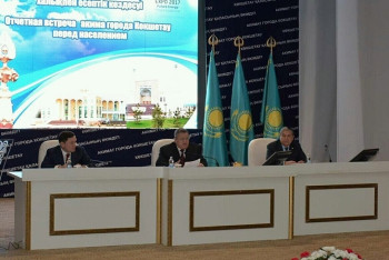 Фотография к новости: Аким Кокшетау отчитался перед населением по итогам социально-экономического развития