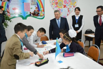 Фотография к новости: Сергей Кулагин пообщался со школьниками Акмолинской области