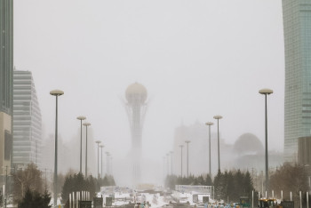 Фотография к новости: В феврале казахстанцев ожидает с метель с гололедами
