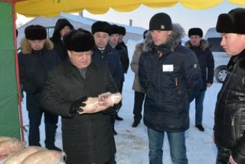 Фотография к новости: Сергей Кулагин с рабочим визитом побывал в Бурабайском районе