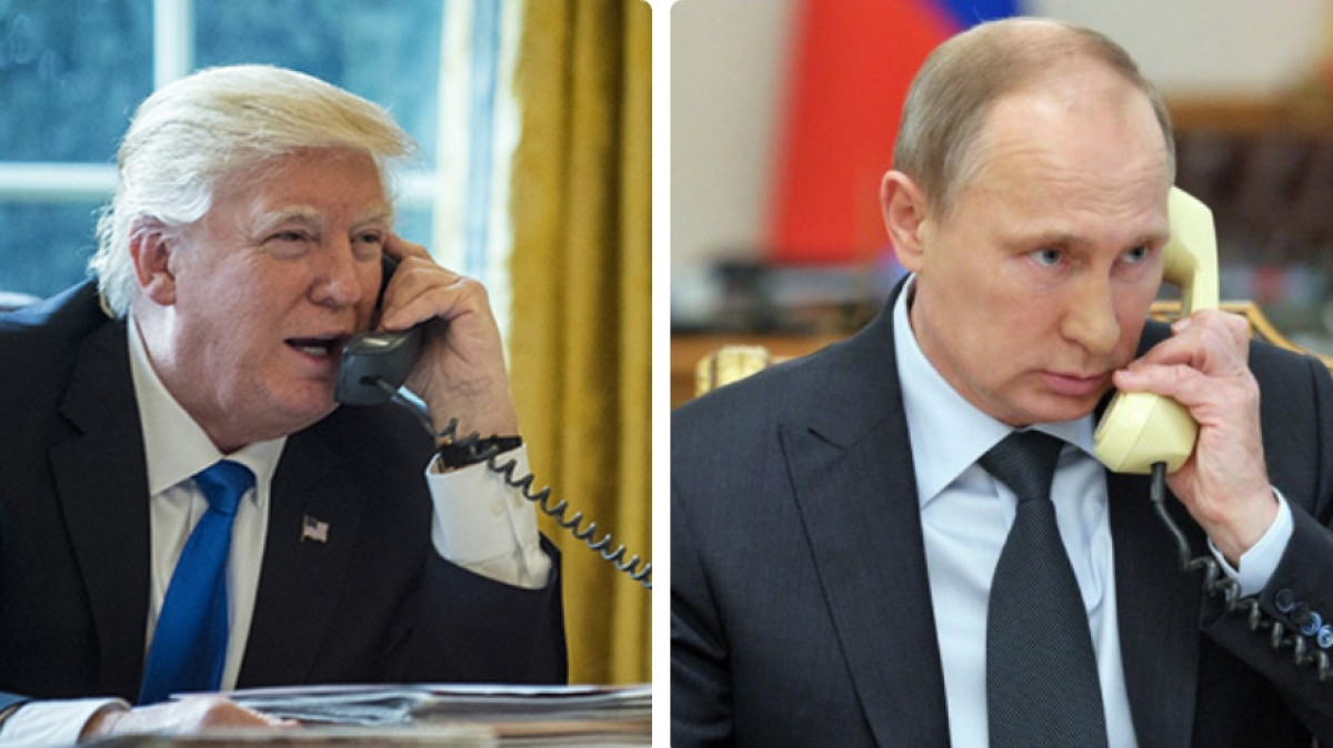 О чем и как говорили Путин и Трамп