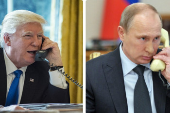 Фотография к новости: О чем и как говорили Путин и Трамп