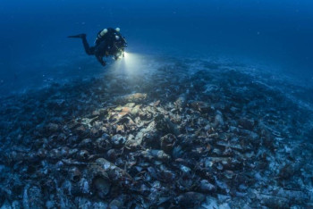 Фотография к новости: В Средиземном море нашли корабль, затонувший почти две тысячи лет назад