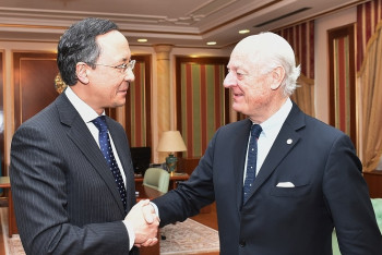 Фотография к новости:  Спецпосланник ООН по Сирии: Мы заинтересованы в успехе предстоящей встречи в Астане (ФОТО)