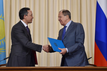 Фотография к новости: Главы МИД РК и РФ обсудили подготовку к предстоящему Астанинскому процессу (ФОТО)