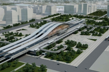 Фотография к новости: Новый железнодорожный вокзал в столице откроется в мае 2017 года