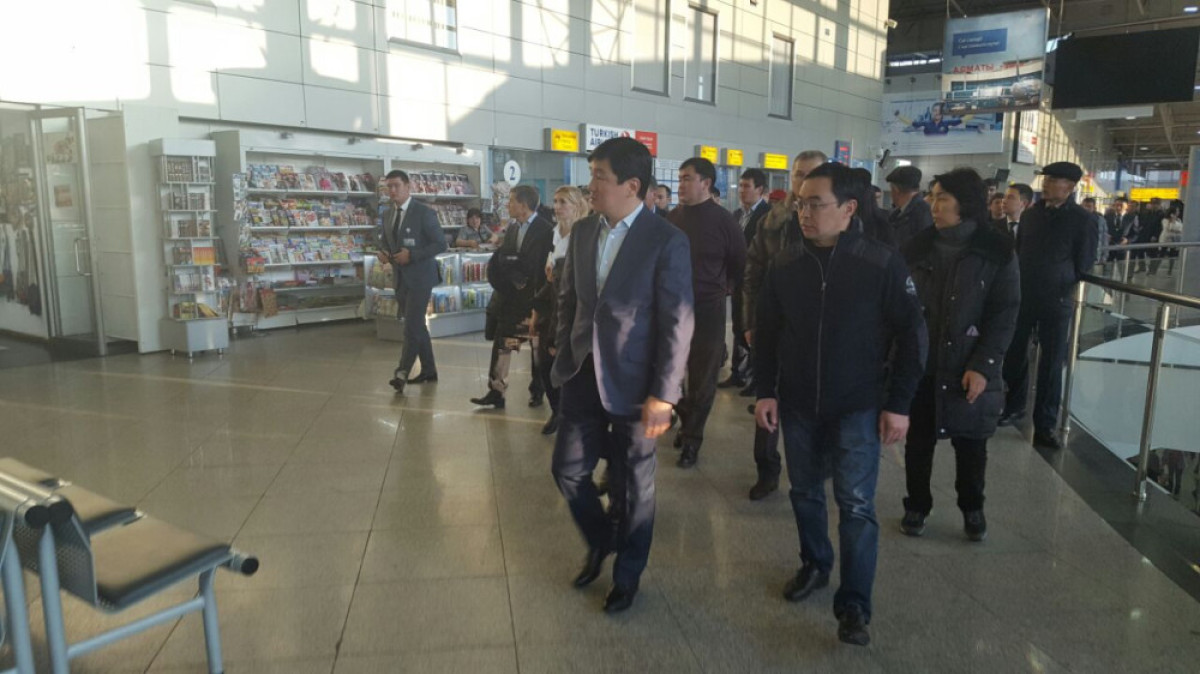 Бауыржан Байбек проверил ход подготовки аэропорта Алматы к Универсиаде (ФОТО)