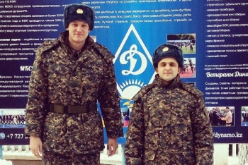 Фотография к новости: Олимпийские чемпионы Рахимов и Баландин пополнили ряды казахстанской армии