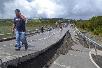 Фотография к новости: В Чили произошло мощное землетрясение