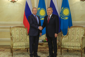 Фотография к новости: Назарбаев и Путин обсудят двусторонние вопросы в Петербурге