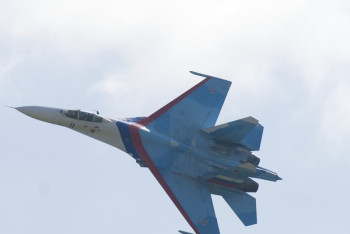 Фотография к новости: Самолет Су-27 потерпел крушение в Казахстане