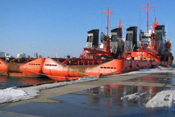 Фотография к новости: Первый казахстанский ледокол стал героем видеоролика (ВИДЕО)