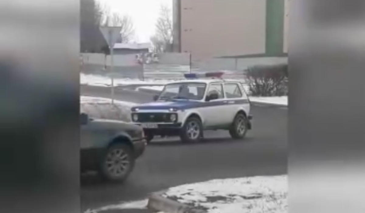 В Степногорске полицейский оштрафован за непристегнутый ремень безопасности