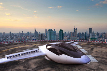 Фотография к новости: Летающие электротакси покорят города уже к 2020 году