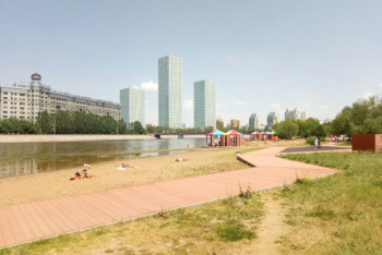 Фотография к новости: В Нур-Султане определили места для купания 