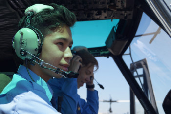 Фотография к новости: Алматинская авиабаза распахнула свои двери для старшеклассников 