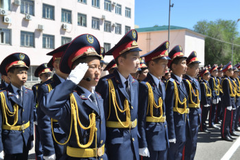 200 будущих стражей порядка собрал парад кадетов в Талдыкоргане