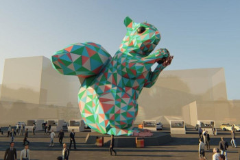 Фотография к новости: Алматинская белка на Атакенте станет пластиковой 