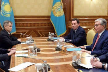 Фотография к новости: Токаев и Патрушев обсудили вопросы сотрудничества 