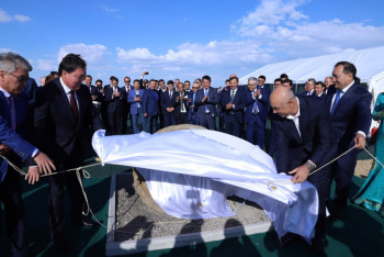 Фотография к новости: На побережье Каспия начали строить международный туристический комплекс 