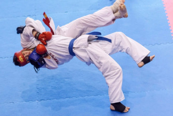 Фотография к новости: Офицер Службы госохраны РК стал чемпионом мира по рукопашному бою