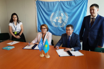 Фотография к новости: Казахстан и ООН планируют сотрудничать в сфере космических технологий