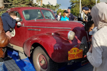 Фотография к новости: Уникальные ретромобили остановились в Павлодаре по пути в Париж