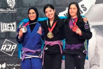 Фотография к новости: Казахстанка завоевала "золото" на турнире по джиу-джитсу в Москве 