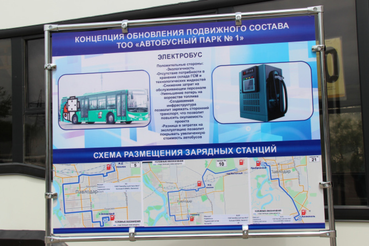 В июле на павлодарских улицах появятся электробусы 