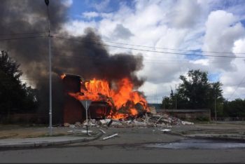 Фотография к новости: Сильный взрыв прогремел в Костанае 