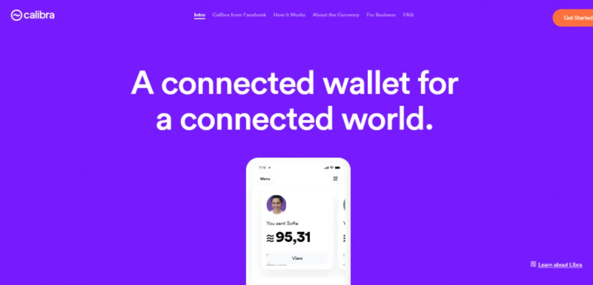 Facebook представил криптовалюту Libra и запустил сайт Calibra для нее