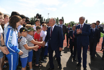 Открытый Елбасы спорткомплекс станет кузницей новых звезд Казахстана 