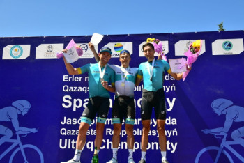 Фотография к новости: Алексей Луценко стал 3-кратным чемпионом спартакиады РК по велоспорту на шоссе  