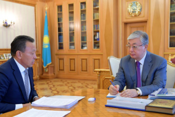 Фотография к новости: Токаев дал поручения Мынбаеву 