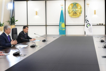 Фотография к новости: Токаев встретился с президентом Группы Исламского банка развития 