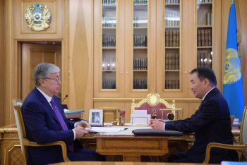 Фотография к новости: Токаев принял Мами 