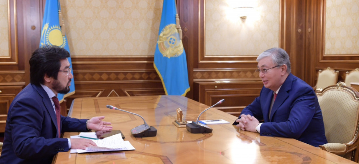  Касым-Жомарт Токаев принял депутата Бекболата Тлеухана