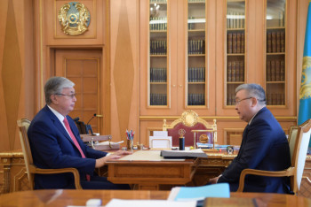 Фотография к новости: Токаев принял председателя Высшего судебного совета