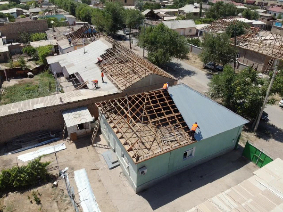 Восстановительные работы ведутся в 3232 домах Арыси